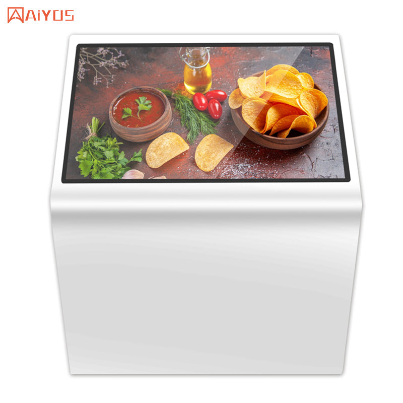 55 Inch L Style Display Indoor Digital Wayfinding Machine Stand