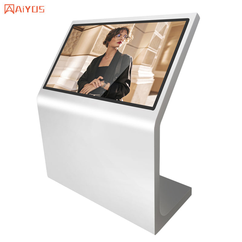 55 Inch L Style Display Indoor Digital Wayfinding Machine Stand